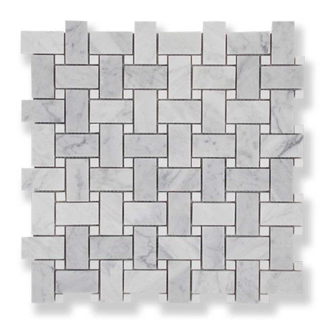 DLT20699 Basketweave carrara & thassos