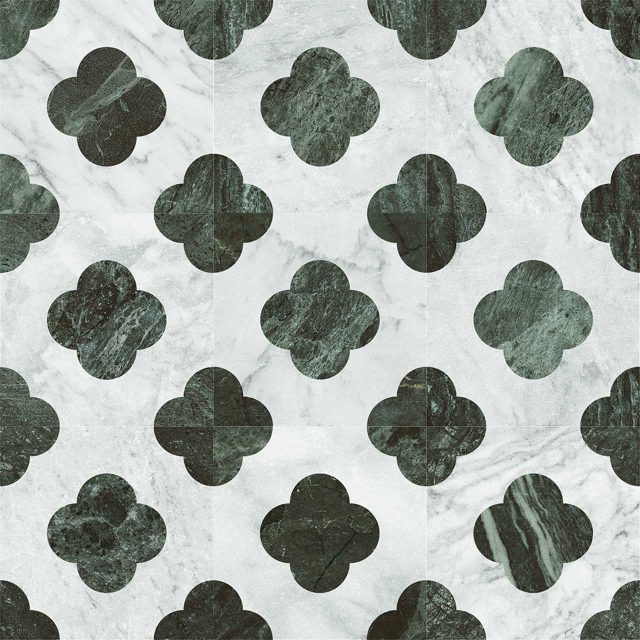 Dandy Pin White Green