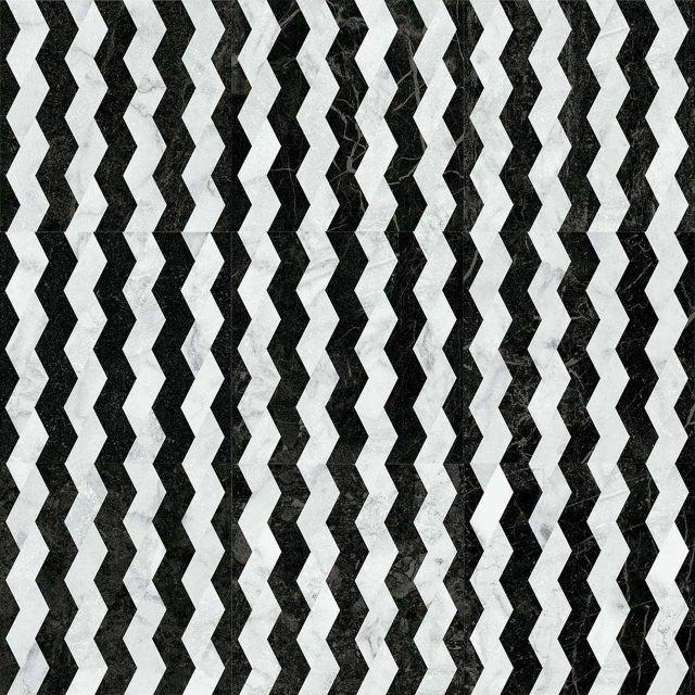 Dandy Ribbon Black White