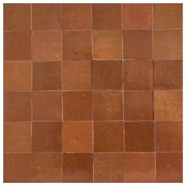 DLT87611 Rust Zellige Handmade
