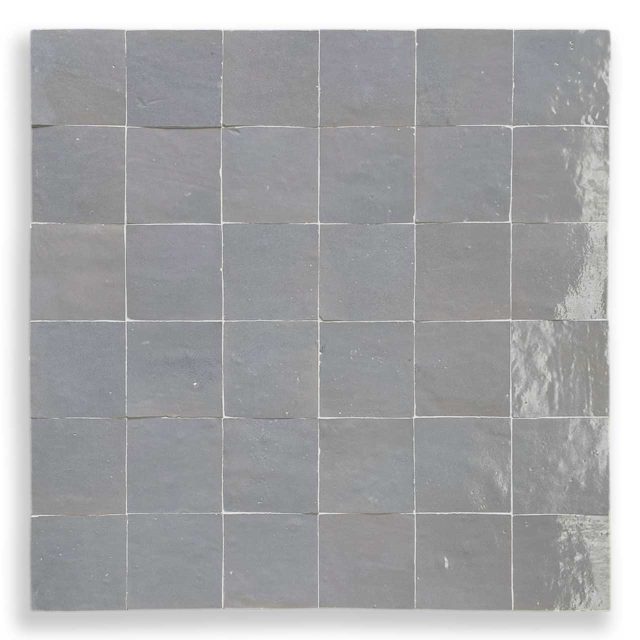 DLT92306 Pewter zellige